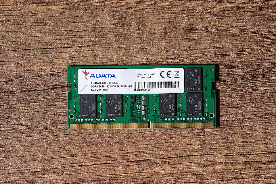 Memoria RAM DDR4 ADATA 16GB 2666MHz SO-DIMM – Para Portátil