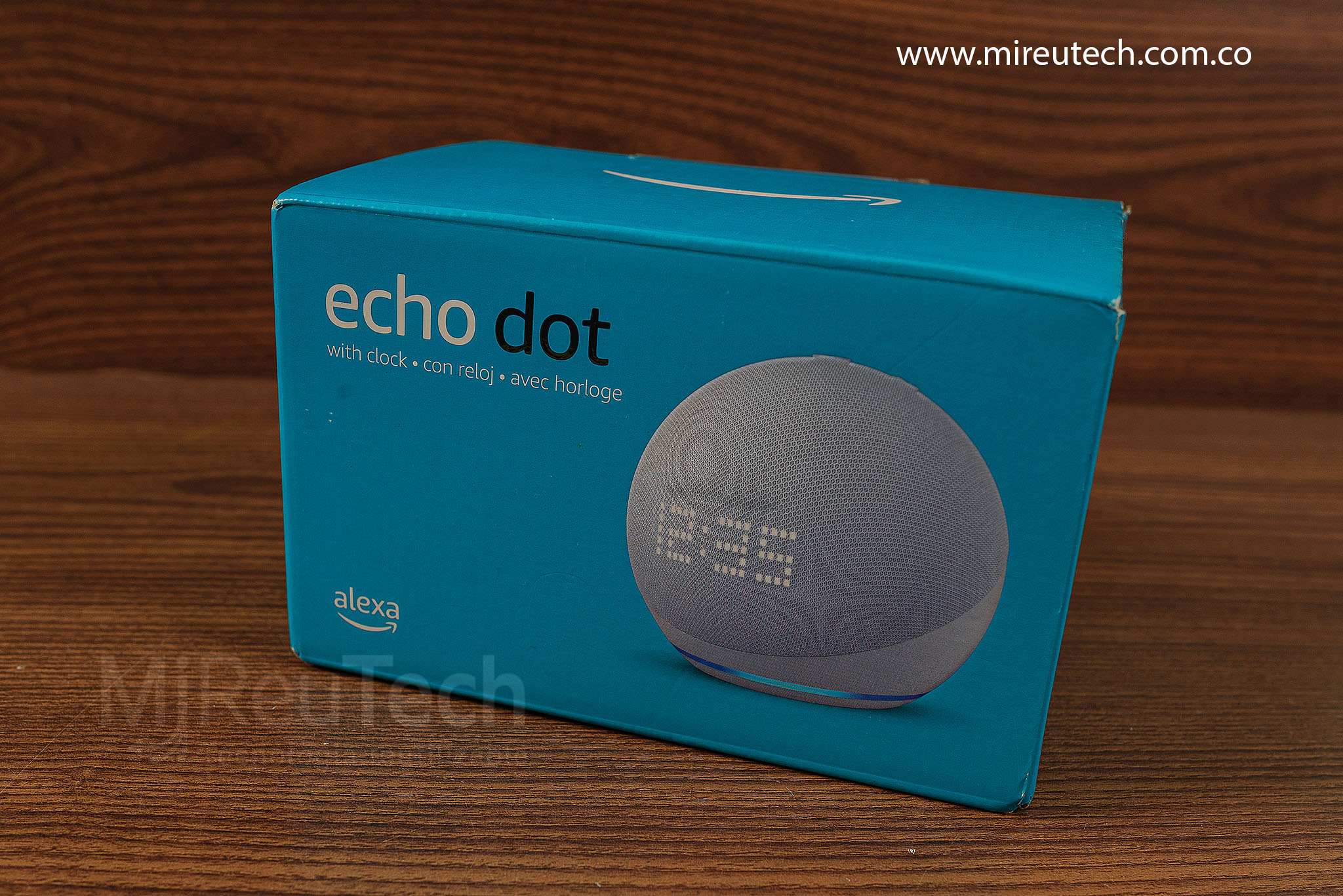 Amazon Echo Dot 5ª Gen | Alexa | Azul claro | Con Reloj LED | Nuevo (7232) - Imagen 2