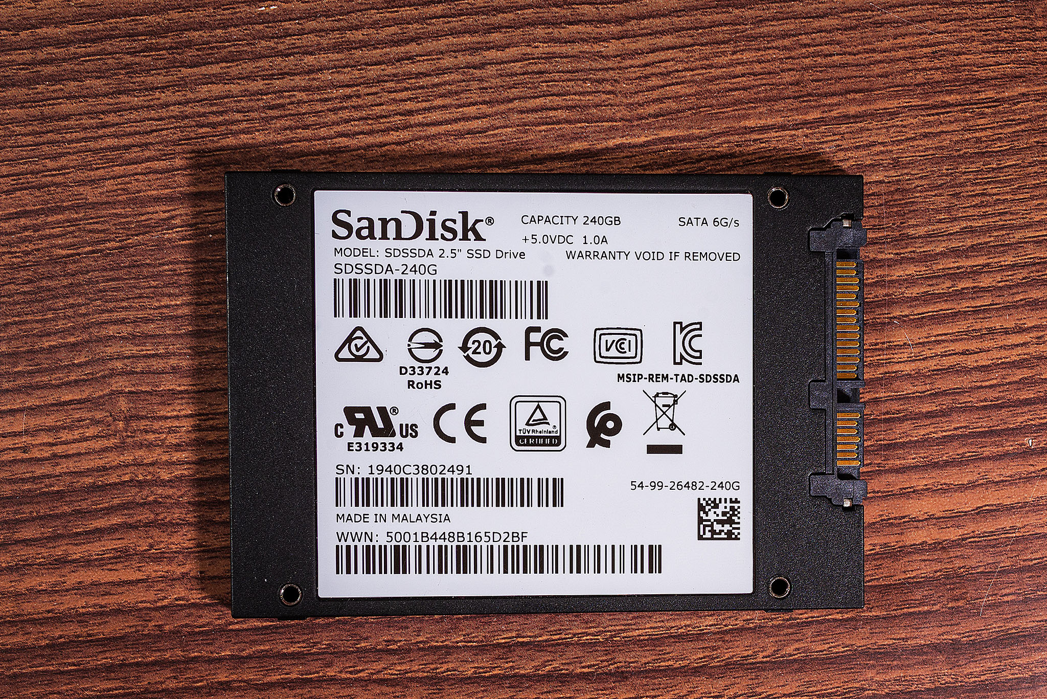 SanDisk SSD Plus 240GB (Modelo: SDSSDA-240G) (7062) - Imagen 8