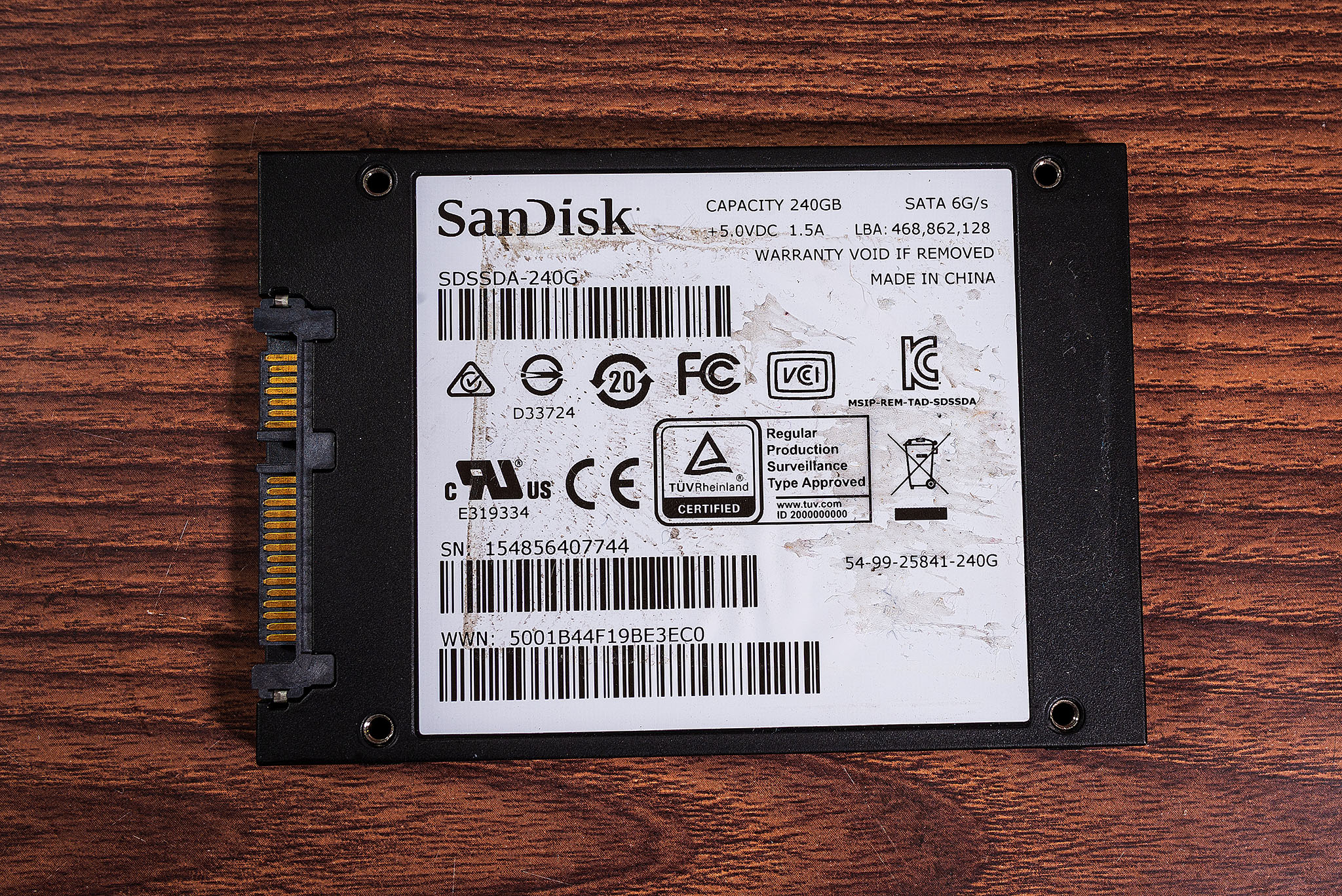 SanDisk SSD Plus 240GB (Modelo: SDSSDA-240G) (7062) - Imagen 3