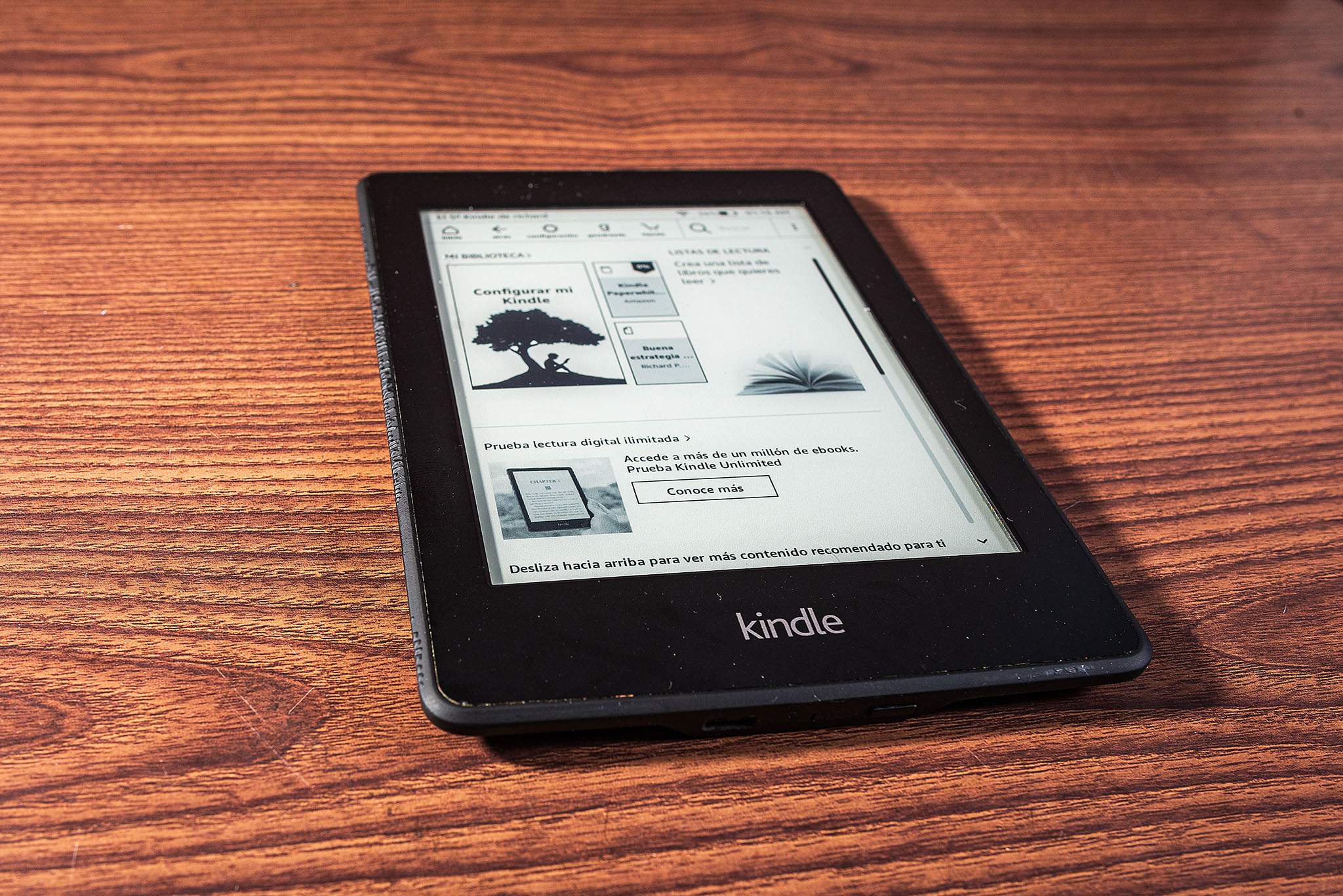 Amazon Kindle Paperwhite (6.ª generación) 4 GB - Luz Ajustable. (7072) - Imagen 6