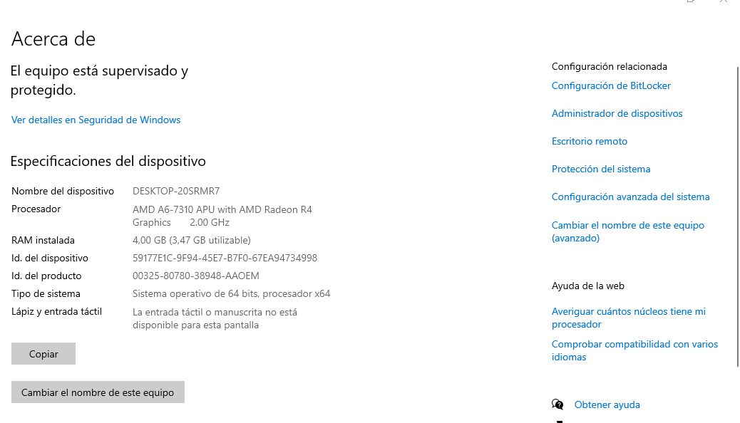 HP Notebook 15-ba009dx – A6-7310 | 15.6" HD (7052) - Imagen 11