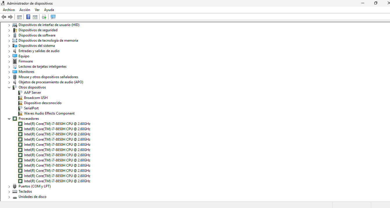 Portátil Dell Latitude 5491 14″ i7-8850H | 12 Núcleos | 8GB RAM | SSD 256GB (7139) - Imagen 10