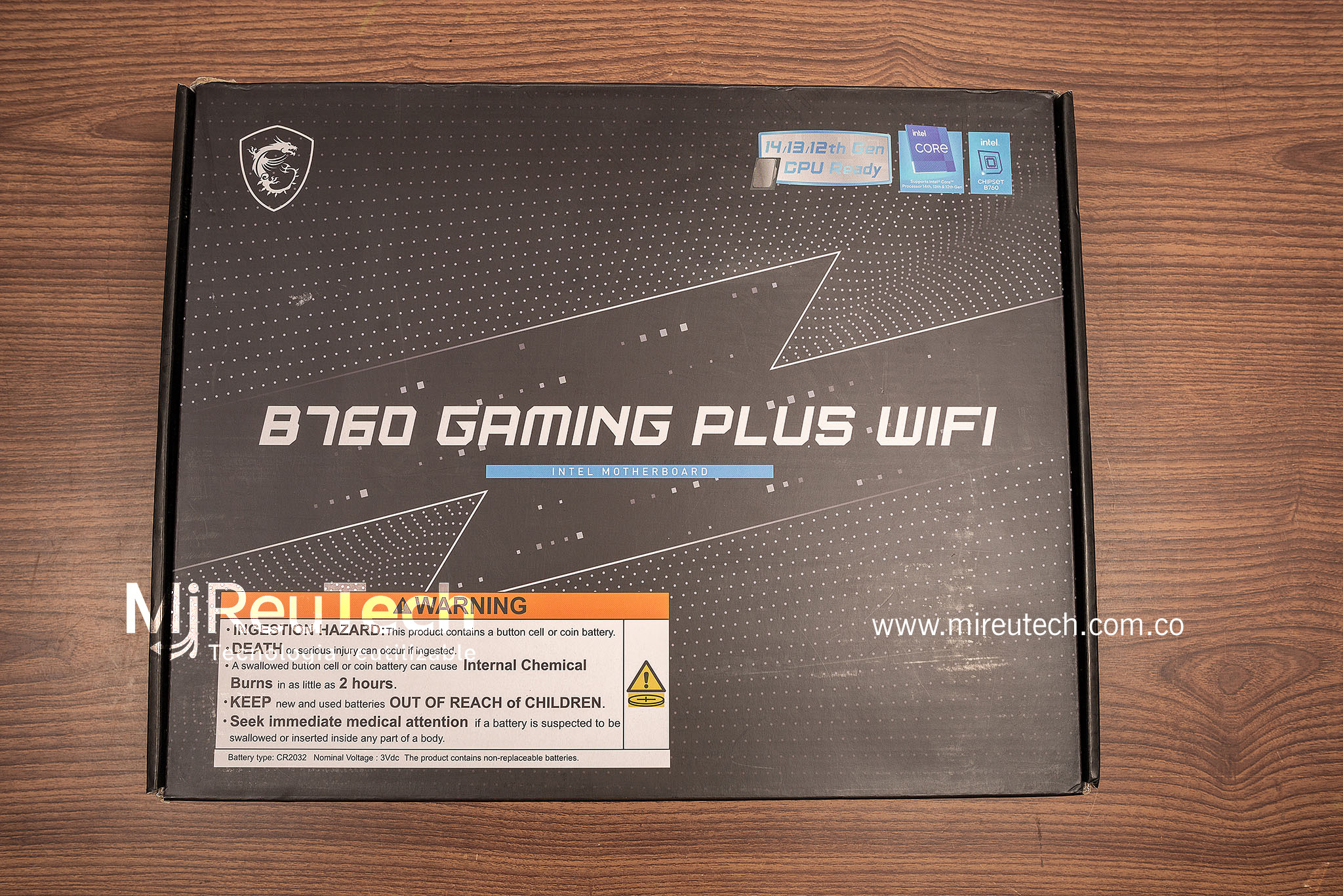 Board MSI B760 Gaming Plus WiFi – Chipset B760 (LGA 1700, DDR5) (7151)