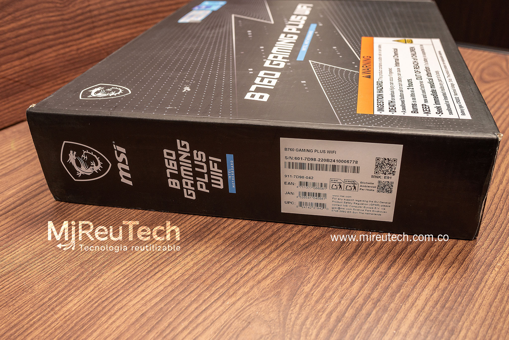 Board MSI B760 Gaming Plus WiFi – Chipset B760 (LGA 1700, DDR5) (7151) - Imagen 7