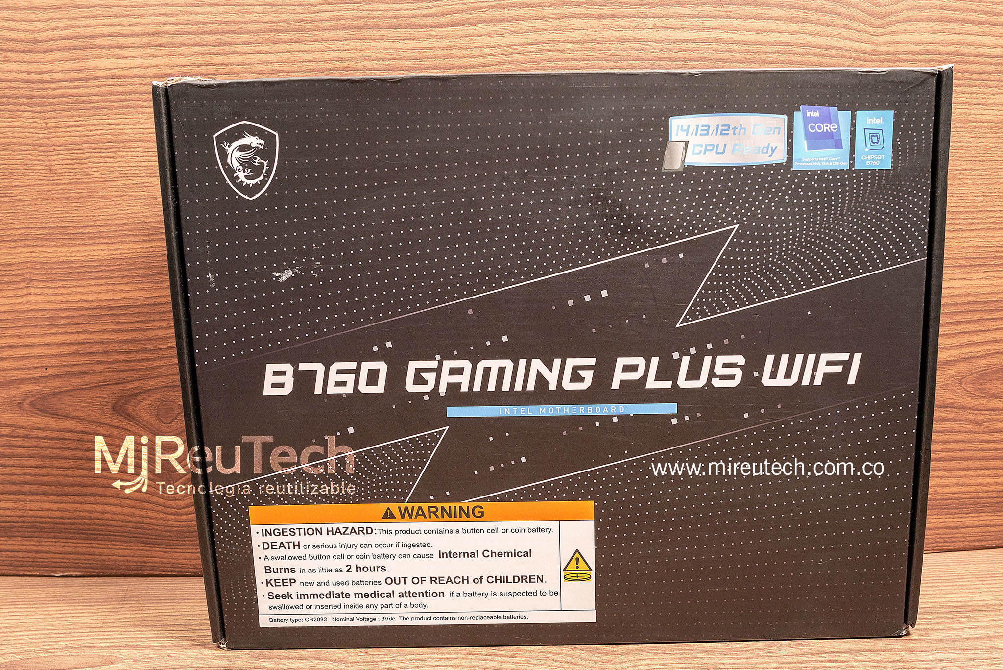 Board MSI B760 Gaming Plus WiFi – Chipset B760 (LGA 1700, DDR5) (7151) - Imagen 2