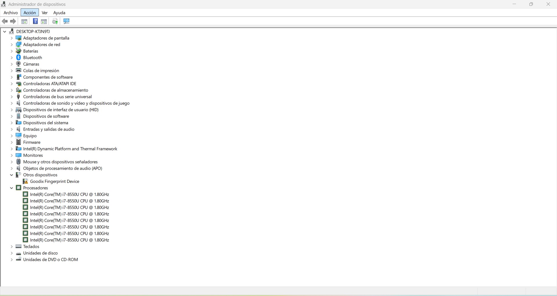 Portátil Dell Inspiron 5570 | Intel Core i7 8550U, | 8 núcleos | 8GB RAM |128GB SSD |15.6" (7182) - Imagen 9