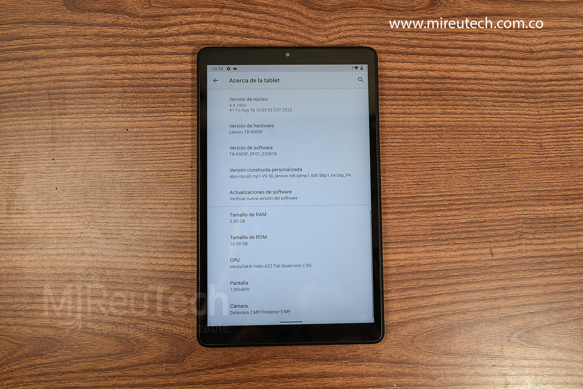 Tablet Lenovo TB-8505F | 16GB WiFi | Pantalla 8” (7217) - Imagen 3