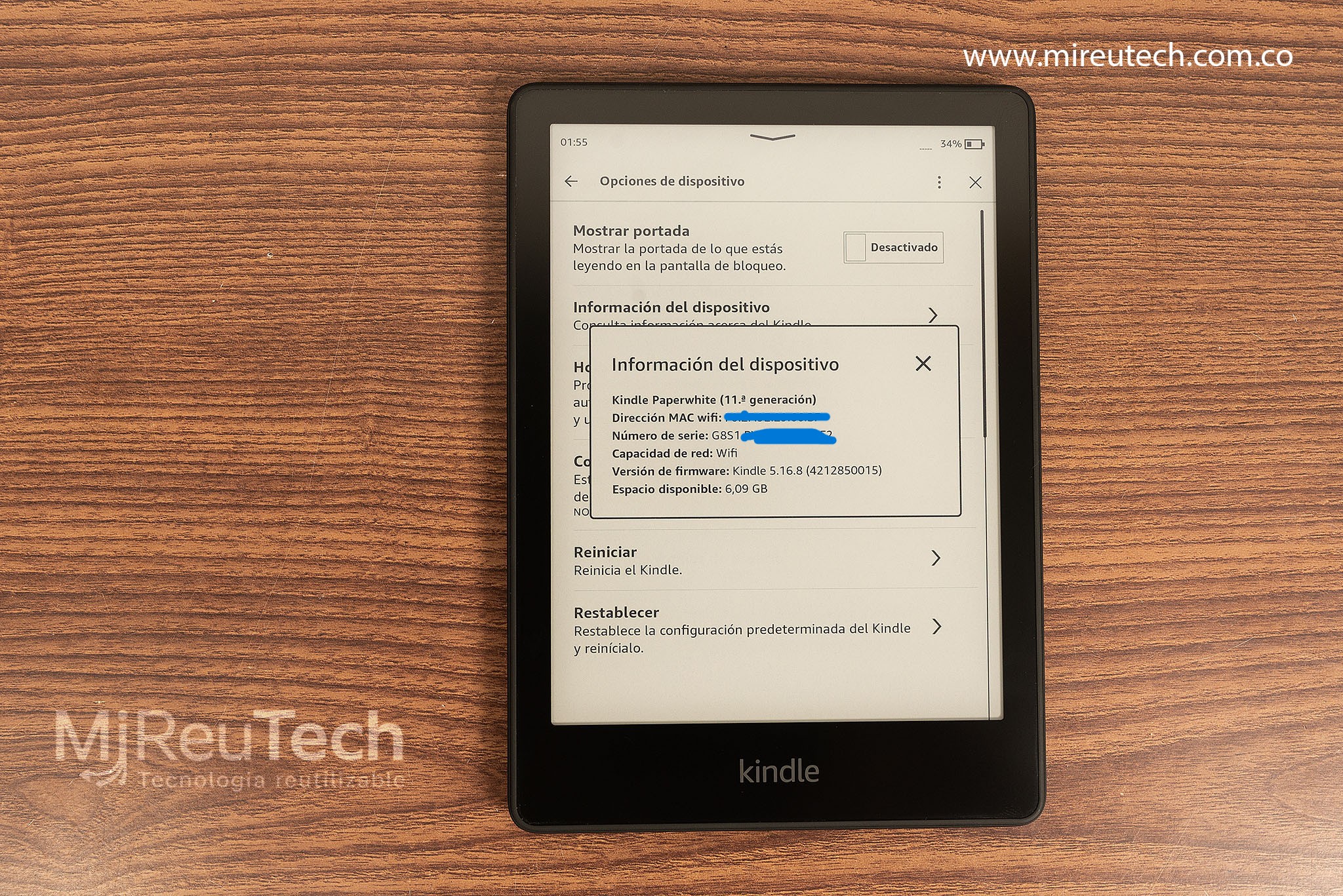 Amazon Kindle Paperwhite 11ª Generación – 8GB (7234) - Imagen 3