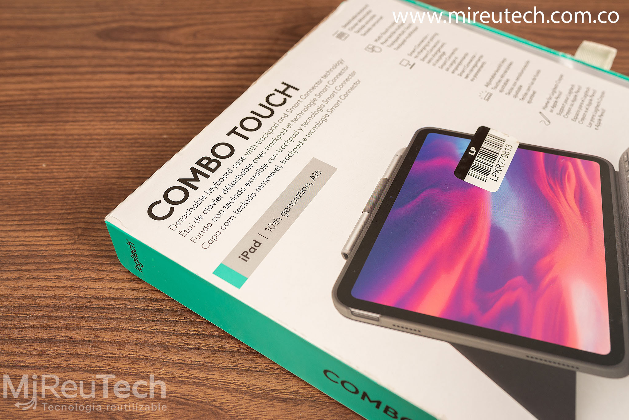 Logitech Combo Touch para iPad 10ª Generación (A16) – Teclado Desmontable (7236) - Imagen 3