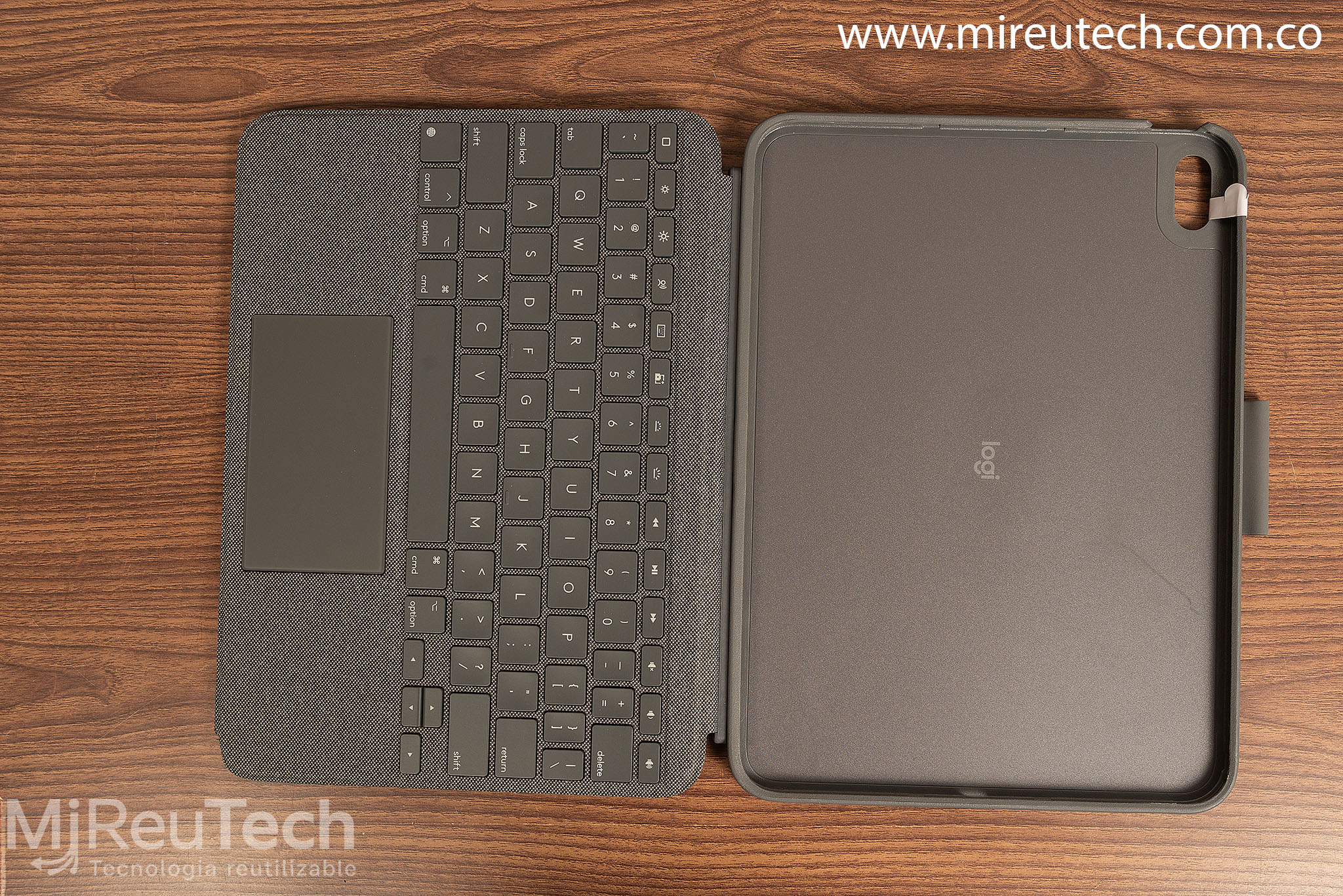 Logitech Combo Touch para iPad 10ª Generación (A16) – Teclado Desmontable (7236) - Imagen 4