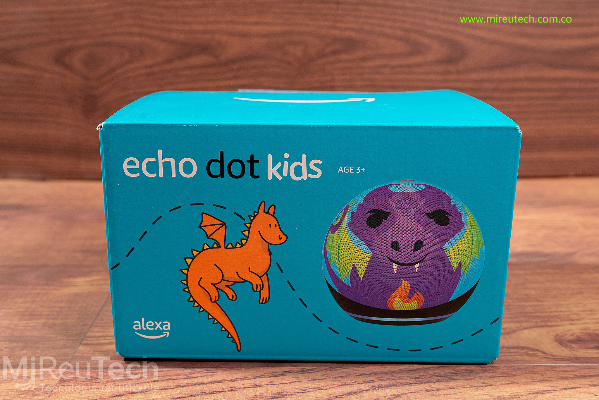 Amazon Echo Dot Kids (5ª Generación) Dragón | Alexa Inteligente para Niños (7257)