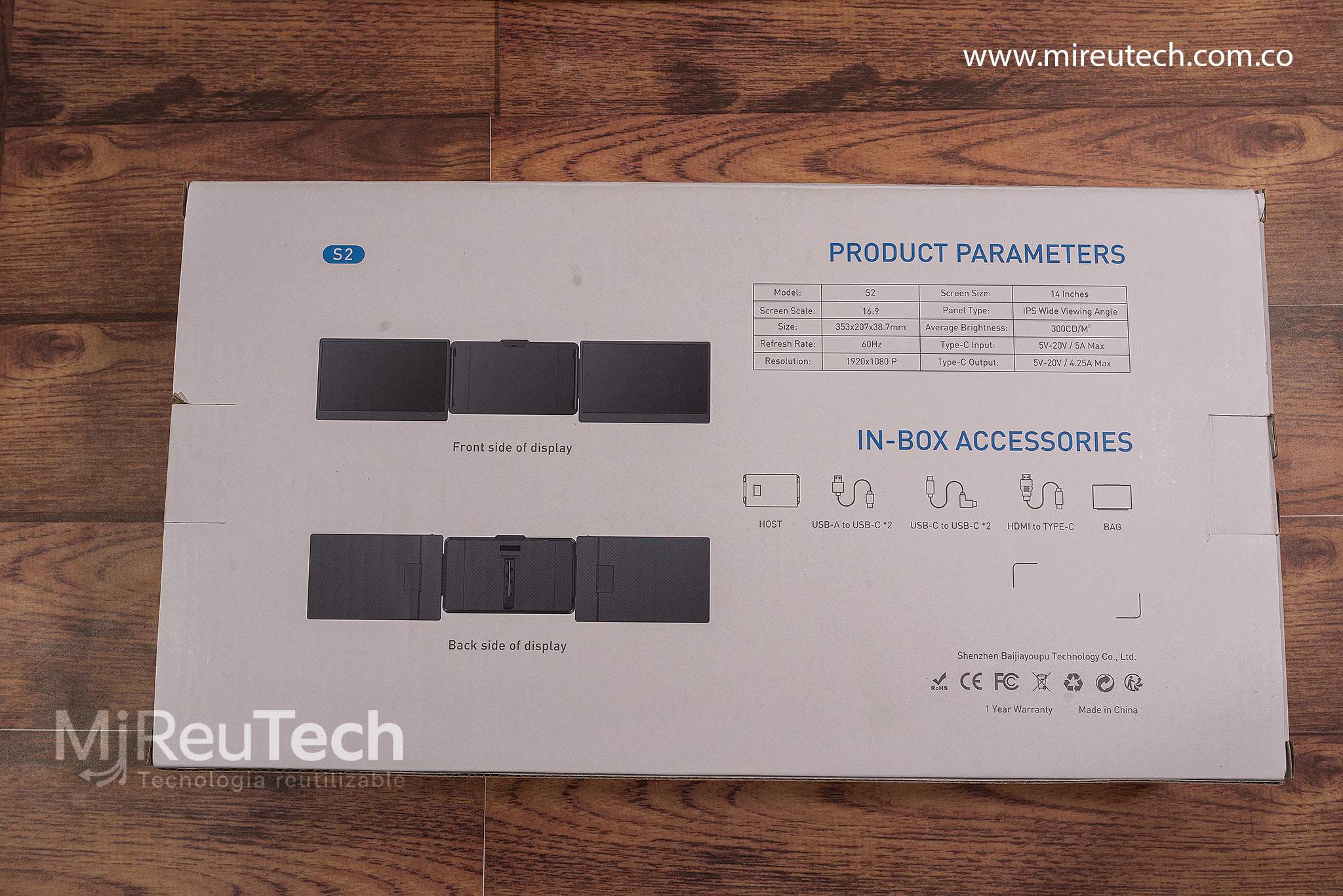 Monitor Extensor Triple para Portátil – 14” FHD (7271) - Imagen 2