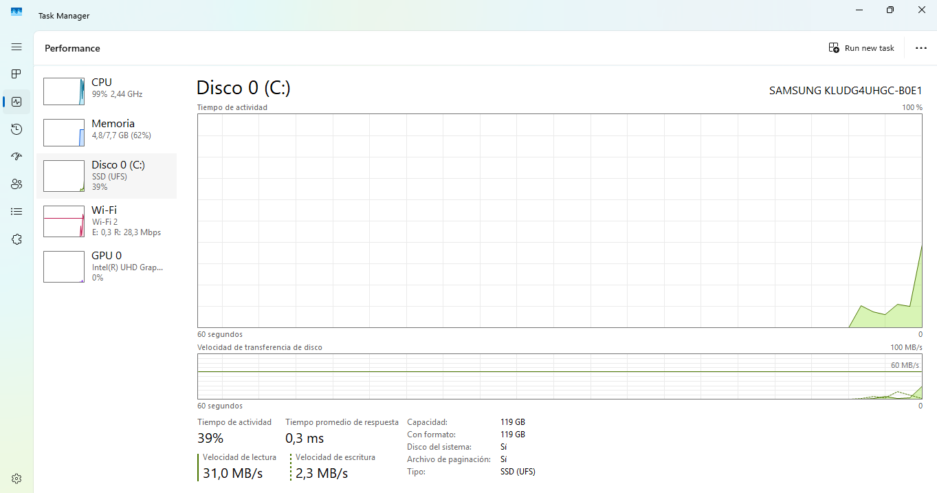 Portátil HP 15-fd0xxx 15 | Intel N200 | 8GB RAM | 128GB SSD (7296) - Imagen 9